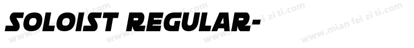 Soloist Regular字体转换